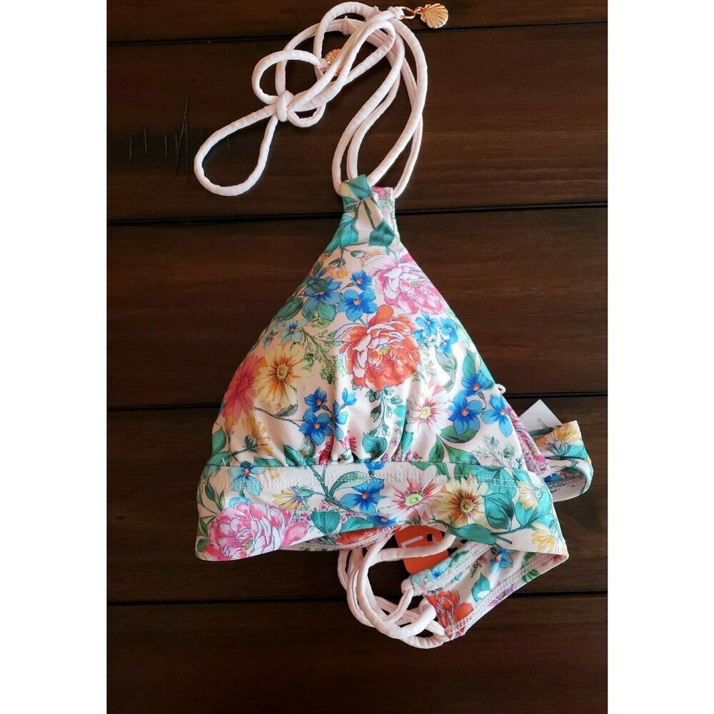 Swim Systems Love Birds Halter Bikini Top C610 Size L NWT - Picture 6 of 10